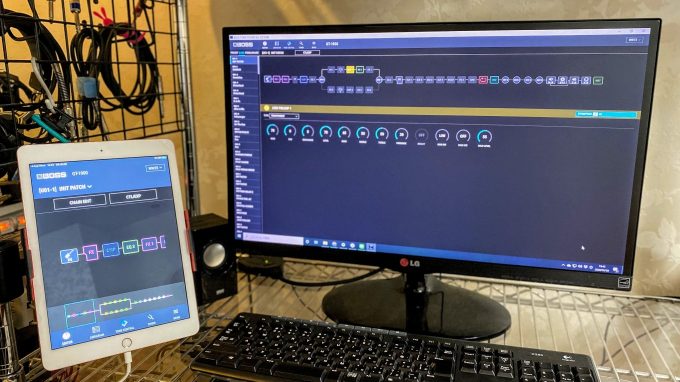 iPad版とPC版の『BOSS TONE STUDIO』